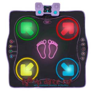 lot 1304 image: Kidzlane Electronic Dance Mat for Kids 8-12, Wireless Kids Dance Pad with BluetoothAUX, Built-in Music, 5 Challenge Levels, 4 Modes - Interactive Toys for Children, Ages 6 and Up