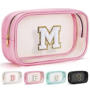 lot 1326 image: YOOLIFE Valentines Gifts for Grandkids Teacher Gift Travel Toiletry Bag Clear Makeup Bag Travel Essentials Christmas Gifts for Girls Teen Girlfriend Kids Birthday Gift Stocking Stuffers Pink M