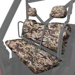 lot 1333 image: Frokom Polaris Ranger XP 1000 Seat Cover, UTV Front Bench Seat Cover Fit for Polaris Ranger 1000Ranger XP 1000 2017 2018 2019 2020 2021(6040 Split Back Seat), Waterproof Camo