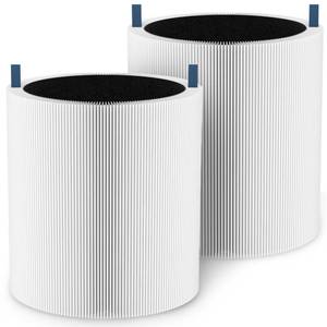 lot 1371 image: 311i Max Replacement Filter Compatible with Blueair Blue Pure 311i Max Air Puri-fi-ers, H13 True HEPA & Activated Carbon Filter, Compare to Part #F3MAX, 2 Pack