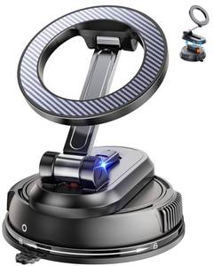 lot 1417 image: 2-IN-1 Car Phone Holder for Magsafe 28 Strong Magnets Magnetic Phone Holder for Car Phone Mount 360° Phone Holders for Your Car Accessories for Women Men for iPhone 17 Pro Max 16 15 14 13 12 Air Plus