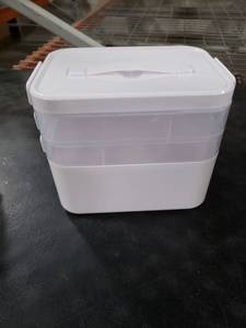lot 1492 image: 3-Tier Stackable Storage Container