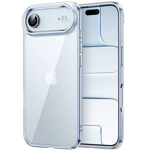 lot 1505 image: JETech Case for iPhone Air, Non-Yellowing Shockproof Phone Bumper Cover, Anti-Scratch Clear Back, 6.5-Inch Display (Blue)