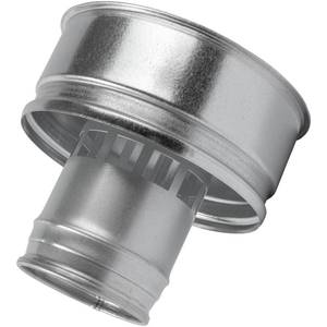 lot 1516 image: 4 Inch Roofing Rain Cap - Galvanized Steel Round Roof Vent Cover - All Weather HVAC Exhaust Chimney Cap (4  100mm)
