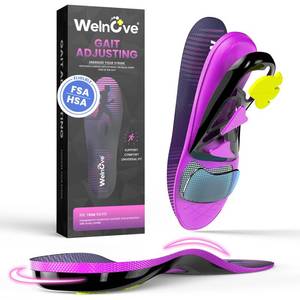 lot 1531 image: Welnove Running Insoles for Men & Women with Metatarsal Pad for Metatarsalgia,Orthotic Arch Support Insoles for Plantar Fasciitis, Mortons Neuroma, Ball of Foot Pain Relief-S