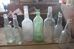 lot 3235 image: Vintage Glass Bottles