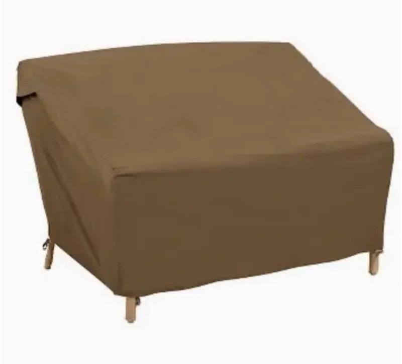 lot 193 image: NEW Threshold Heavy Duty Weather Resistant UV Protection 55.5 Loveseat Cover