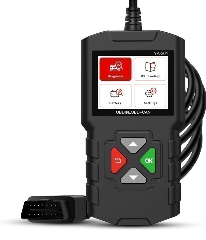 lot 537 image: New JDIAG OBD2 Car Scanner Vehicle Engine Fault Code Reader Diagnostic Scan Tool Universal Light for All OBD II Protocol Cars Since 1996 and Newer (Version 1.0)