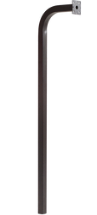 lot 212 image: Great GATE CODE PAD 64 In-Ground Steel Gooseneck Pedestal