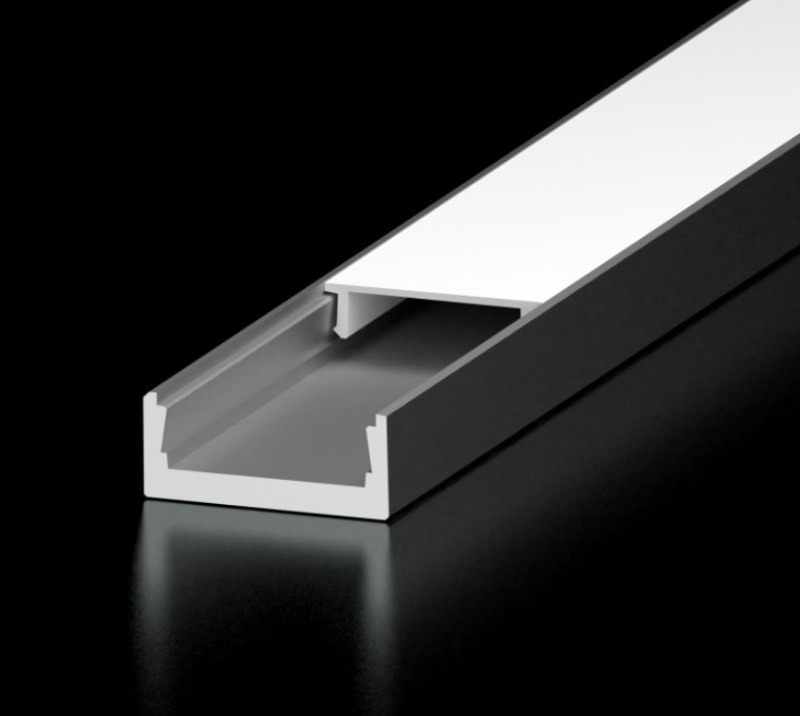 lot 189 image: 2 Diodeled Aluminum Channel, Profile, SLIM, 96 in White