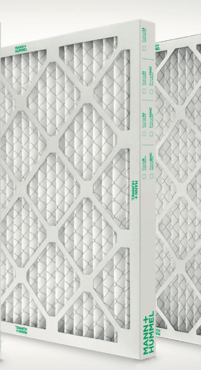 lot 461 image: Bundle of 3 MannHummel Pleated Air Filters 24x24x2 - PRIME PLT STD M11