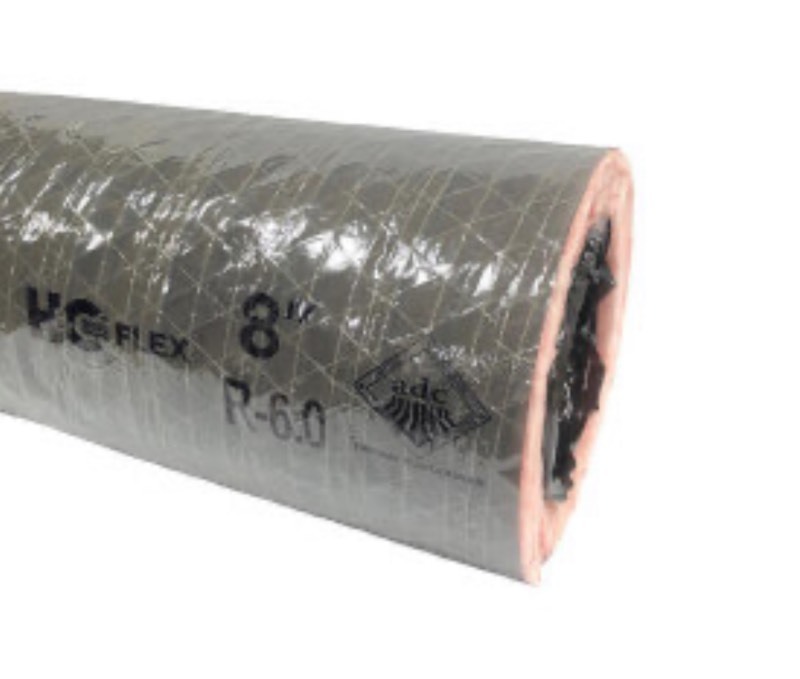 lot 463 image: H&C Flex 4 x 25 F116 Insulated Flex Duct (Gray Jacket)