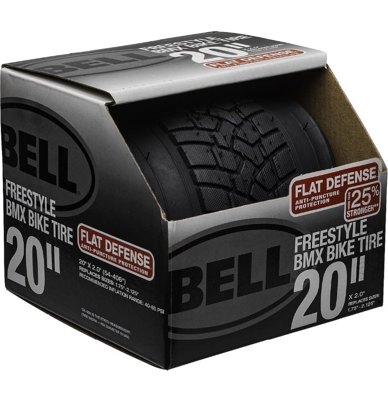 lot 91 image: Bell BMX Freestyle 20 In Flat Defense Tire
