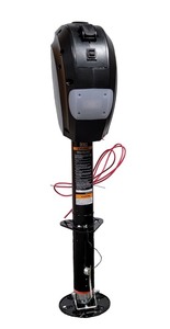 lot 4 image: FIC 3500-LB. 12V DC CAPACITY ELECTRIC TRAILER JACK Retails $225