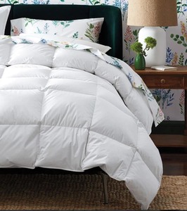lot 7 image: 100% Cotton POLY DUVET BLKT - MED - White 82x89 Retails $207