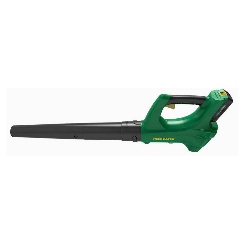 lot 4639 image: Weed Eater WE20VB 20-Volt Lithium-Ion Rechargeable Battery Powered BlowerSweeper