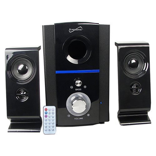 lot 4648 image: Supersonic SC-1126BT 2.1 BLUETOOTH MULTI MEDIA SPEAKER SYSTEM WITH REMOTE