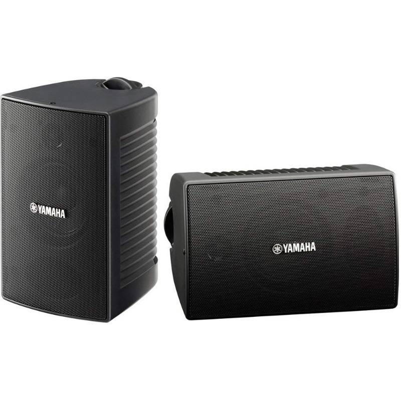 lot 4649 image: Yamaha NS-AW194BL IndoorOutdoor 2-Way Speakers Black