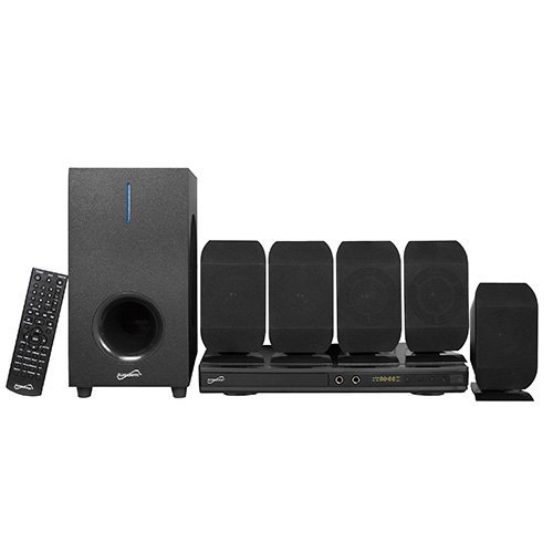 lot 4660 image: Supersonic SC-38HT 5.1 Channel DVD Home Theater System with Karaoke Function