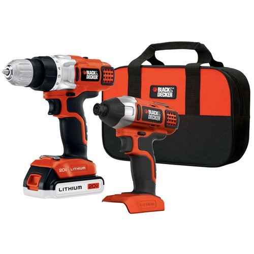 lot 4678 image: BLACKDECKER BDCD220IA-1 20-volt Max DrillDriver and Impact Driver with