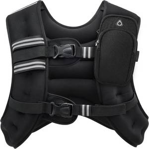 lot 8761 image: ZELUS Weighted Vest, 30lb, Reflective, Workout & Training