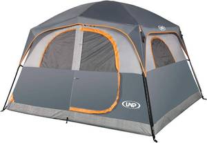 lot 8791 image: $120 UNP Tents 6 Person Waterproof Windproof Easy Setup Camping Tent