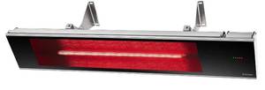 lot 8794 image: $184 Dimplex Infrared Patio Heater 1800W, Weatherproof Black Remote