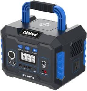 lot 8820 image: $120 DieHard Portable Power Station 300W (600W Peak) 288.6Wh
