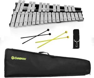 lot 8823 image: $64 ENNBOM 30-Note Foldable GlockenspielVibraphone, 4 Mallets