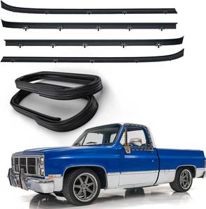 lot 8830 image: $56 Front Door Weatherstrip Kit with Felt Trim & Run Channel Seal