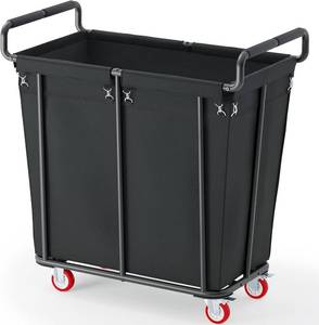 lot 8832 image: $72 Laundry Hamper with Wheels, 360L Rolling Basket, 95.1 Gal