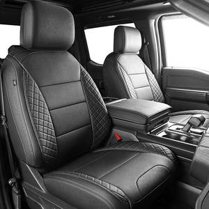 lot 8835 image: $220 F150 Seat Covers - Custom Fit for Ford F-150 2015-2020 XLXLT