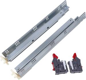 lot 8851 image: $75 21 Under Mount Drawer Slides RearBottom Full Extension 4Pcs