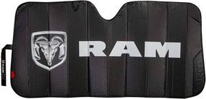 lot 8856 image: Plasticolor 003860R01 RAM Logo Matte Windshield Accordion Sunshade