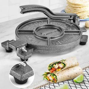 lot 8873 image: $51 ARC Tortilla Press 10.4 Cast Iron Tortilla Maker, BlackGray