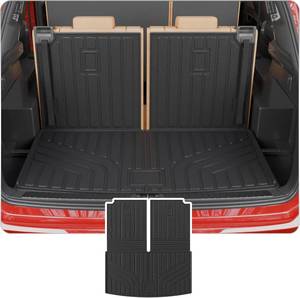 lot 8890 image: $58 VW Atlas Cargo Mat - Trunk Liner & Back Seat Cover (2018-2026)