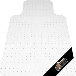 lot 8891 image: $56 Gorilla Grip Slip-Resistant Office Chair Mat for Carpet, 32.5x48