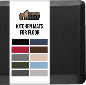 lot 8893 image: $47 GORILLA GRIP Kitchen Mats 39x20, Waterproof, Anti-Fatigue