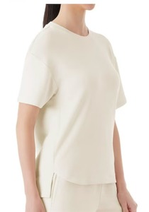 lot 8909 image: Members Mark Womens Sandwash Short Sleeve T-Shirt size CL