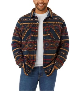 lot 8923 image: Members Mark Mens Sherpa Lined Shacket Size medium