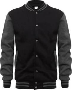 lot 8924 image: XL- Fashion Varsity Sweatshirt Slim Fit Cotton Jackets Coat
