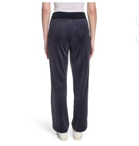 lot 8943 image: Halston Womens Velour Ribbed Pant Size large