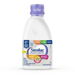 lot 8994 image: Similac Pro Total Comfort Ready-to-Feed Infant Formula 5.3 fl oz