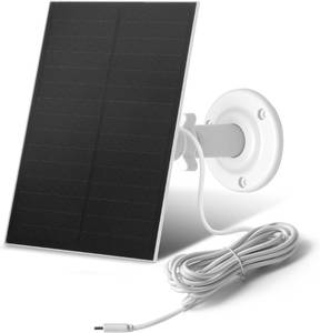lot 8996 image: Nicesolar 8W USB-C Solar Panel for Security Cameras IP65
