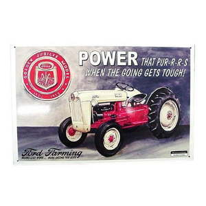 lot 9009 image: Ford Golden Jubilee 11x16 Vintage Style Metal Sign DE-TIN699