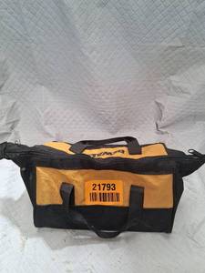 lot 21793 image: DeWalt Tool Bag with Mixed Hand Tools