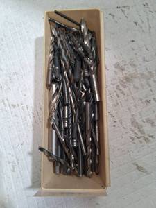 lot 21819 image: Lot of Steel Twist Drill Bits