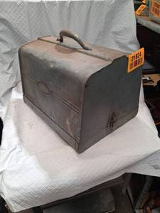 lot 21824 image: Clemens Industrial Steel Tool Box