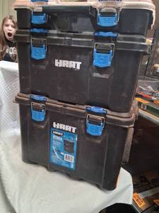 lot 21827 image: Hart Stack Tool Storage Container System