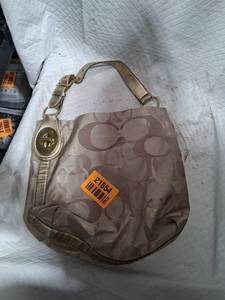 lot 21854 image: Coach Signature Hobo Bag